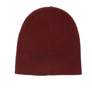 AllSaints Embroidered Script Logo Beanie